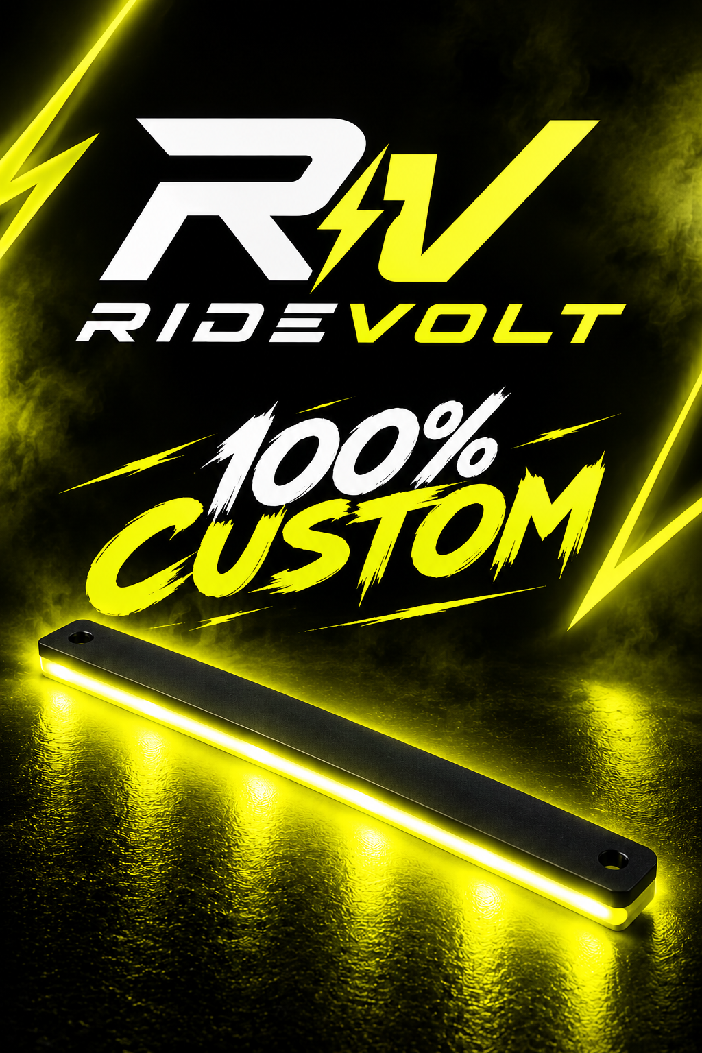 Ridevolt Vision — Bande LED 100% Custom